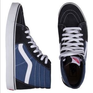 Old School Sk8 High Vans, womens 8, mens 6.5